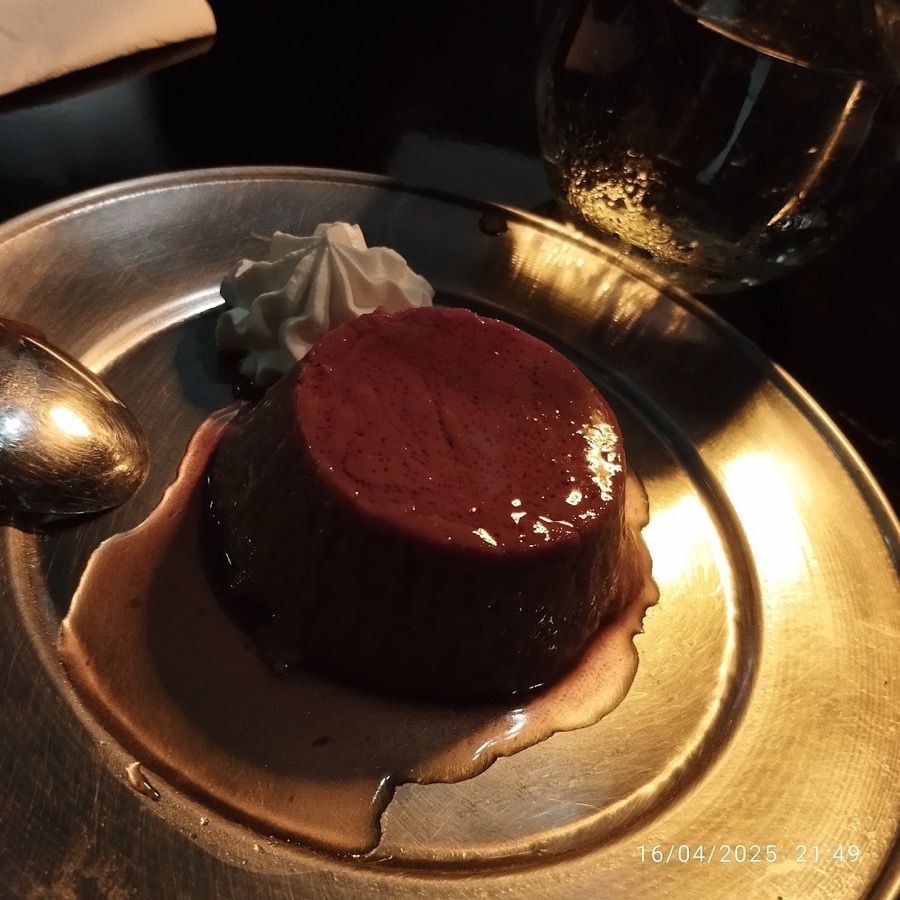 Postre de chocolate